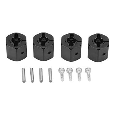 Imagem de Adaptador Hexagonal RC 12mm Adaptadores de Acionamento de Cubo Hexagonal de Roda de 12mm, 4 Peças de Liga de Alumínio Requintada Leve Adaptador Hexagonal RC 12mm para Escaladores