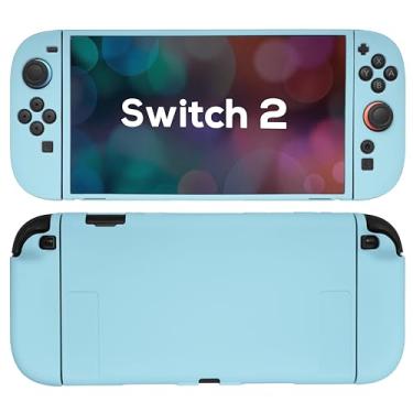 Imagem de TIKOdirect Protective Case for Switch 2, Soft Skin Full Protective Cover with Classic Color, Silicone Slim Shockproof Back and Grip Case Only for Switch 2 2025, Blue