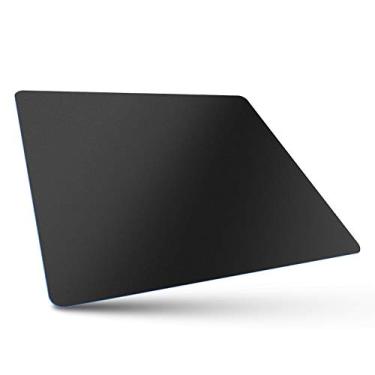 Imagem de Bitpro LGM Mouse Pad Para Computador, Superfície De Plástico, Preciso E Suave, Material Saudável, Ultrafino Para Laptop, Pc E Computador, Médio 11 Por 9,4 Pol. Preto