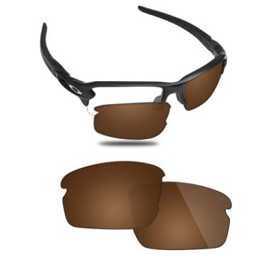 Imagem de Fiskr Lentes de reposição anti-água salgada para óculos de sol Oakley Flak 2.0 (ajuste asiático)