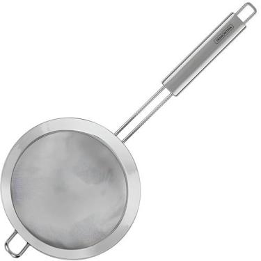 Imagem de Peneira Coador Aço Inox Tramontina Marfimm 15,3cm Cozinha