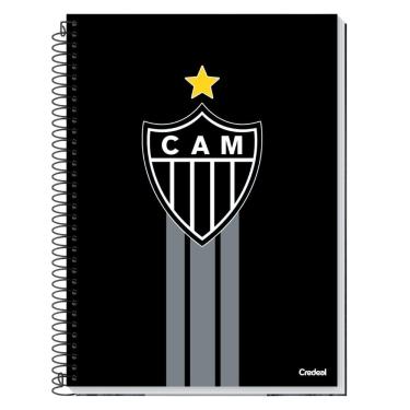 Imagem de Caderno Atlético Mineiro Universitário Time Escolar Preto