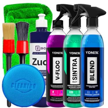 Imagem de Kit Blend Spray 500ml Vonixx V-Floc 500ml Vonixx Sintra Fast 500ml Vonixx Zucs 500ml Zacs e Acessórios Karbox