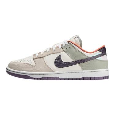 Imagem de Nike Tênis masculino Dunk Low Retro SE (HV5750-133, Sail/Light Bone/Jade Horizon/Gridiron), Vela, 9