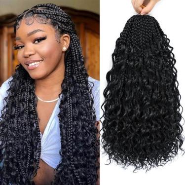 Imagem de Crochet Hair Eerya Boho Goddess Box Braids de 16 polegadas para mulher