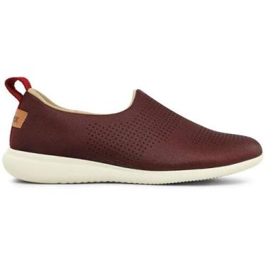 Imagem de Tenis usaflex slip on elastano af0607, 35, Vinho