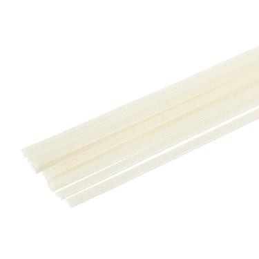 Imagem de HARFINGTON 1 conjunto (10 peças) de hastes de solda de plástico de 25,4 cm, tiras de soldagem ABS para para-choques de carro, caiaque, reparo diário, para-choques de plástico, bege