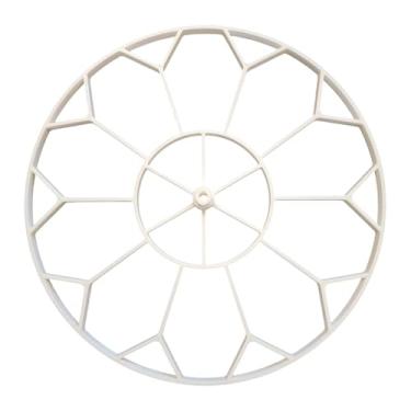 Imagem de Baoblaze Bandeja incubadora com capacidade para 10 ovos de ganso, 310x30 mm, lavável, design flexível, acessório profissional multiuso, substituição branca