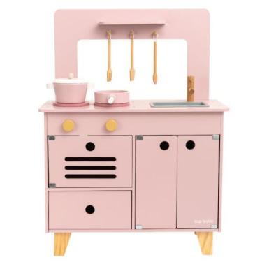 Imagem de Brinquedo De Madeira Cozinha Rosa Büp Baby