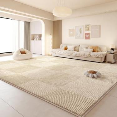 Imagem de Decoração de sala de estar, tapetes leves de luxo para quarto, carpete macio e fofo para vestiário, tapete lavável doméstico (200x300 cm/N)