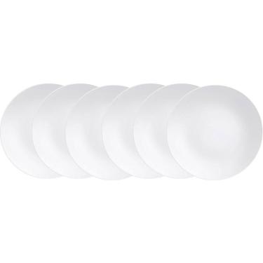 Imagem de Jogo De Pratos Rasos Tramontina Porcelana Leonora 25Cm 6 Pç