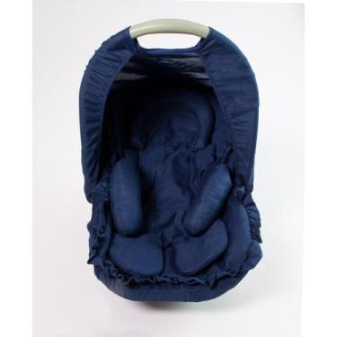 Imagem de Capa Bebê Conforto C/ Capuz + Redutor De Berço Menino Menina - Bento B