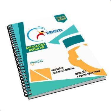 Imagem de Apostila ENEM 2025 com Provas de 2015 a 2024 - 10 Anos Completa - ESPA