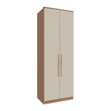 Imagem de Guarda Roupas Modulado 2 Portas 3 Gavetas 841mm Setiba Plus Rimo Carva