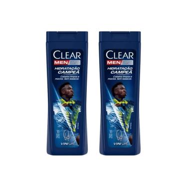Imagem de Shampoo Clear 200Ml Men Hidrat Campea - Kit C/2Un