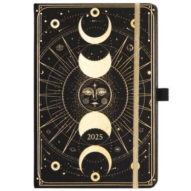 Imagem de Agenda Artfan 2025 Semanal Mensal em Couro Falso 15x21cm