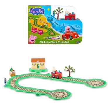 Imagem de Peppa Pig Playset Passeio Interativo Ferrovia - Trem motorizado– Com Som -Sunny