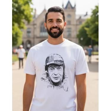 Imagem de Camiseta Chaves Desenho Série Personagem - Blackchic, Branco, P