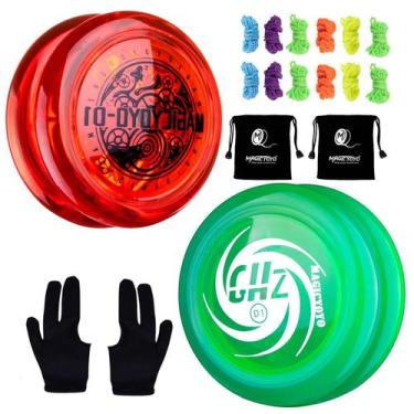 Imagem de Yoyo MAGICYOYO Looping D1 responsivo para crianças iniciantes, vermelh