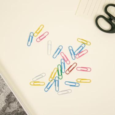 Imagem de 70 clipes de papel multiuso, material de escritório de metal para organizador de mesa, arquivamento de documentos, uso escolar e doméstico