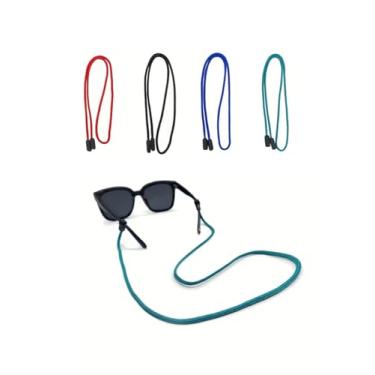 Imagem de 2 peças de alça de suporte para óculos de sol - alças de óculos para homens e mulheres - suportes de óculos ao redor do pescoço - corrente de cordão de óculos de sol, cáqui, 2 peças