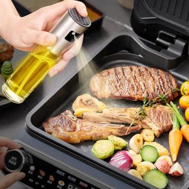 Imagem de Pulverizador de óleo de oliva de 100 ml para cozinhar pulverizador para fritadeira a ar, óleo de vinagre vegetal, portátil, mini utensílios de cozinha