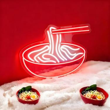 Imagem de Neonawall Neon Signs for Wall Decor Light Up Letters Led Sign Birthday Party Gifts Led Decorative Night Signs Room Decorations Supplies Neon Party Sign for Store Home Dorm Bedroom (Noodle)