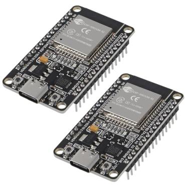 Imagem de 2 peças tipo C ESP32 ESP-WROOM-32 placa de desenvolvimento WiFi + Bluetooth CP2102 Dual Core 2,4 GHz microcontrolador compatível com Arduino (ESP32 30P, Tipo-C)
