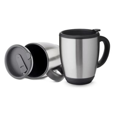 Imagem de Caneca Térmica em Aço Inox de 450ml com Tampa Hermética