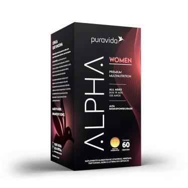 Imagem de Alpha Women Multivitamínico Premium, 60caps, Puravida-Unissex