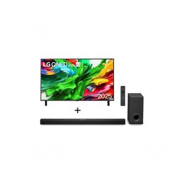 Imagem de Combo Smart TV LG QNED Evo AI QNED85 86" + Soundbar LG S90TY 5.1.3 Canais, 570W RMS, Dolby Atmos