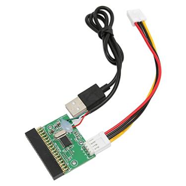 Imagem de Conector de Unidade de Disquete de 3,5 Polegadas Plug and Play Adaptador de Cabo de 34 Pinos para USB para Unidade de Disquete de 1,44 MB Conecte o Disco U como um Disco Material