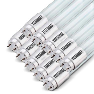 Imagem de Kit 10 Lâmpadas Tubo Led T8 9,9w 60cm G13 Taschibra Bivolt 6500k Luz Fria