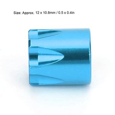 Imagem de Tampa Central do Aro da Roda RC Acessório Atualizado para Carro TRX4 Axial SCX10 D90 Tamiya RC (Azul)