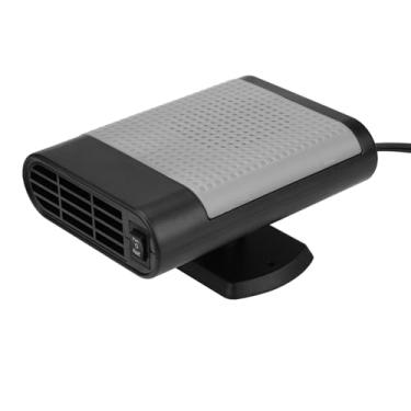 Imagem de 12V Carro Portátil Janela Elétrica Aquecedor Secador de Pára- Ventilador Descongelador Demister para Carro Home Office (Preto Cinza)