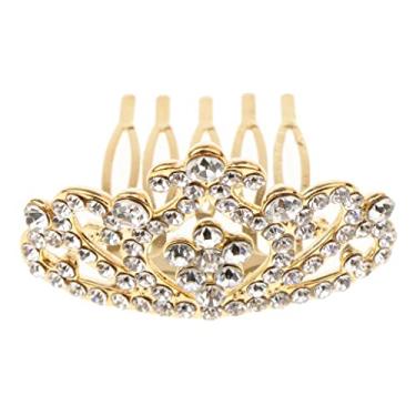 Imagem de barenx Novidade tiara de princesa para lembrancinhas de festa de aniversário de casamento - conforme descrito, ouro