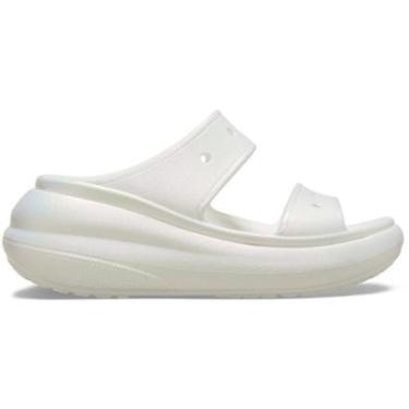 Imagem de Sandália Crocs Crush Iridescent Sandal White-Unissex