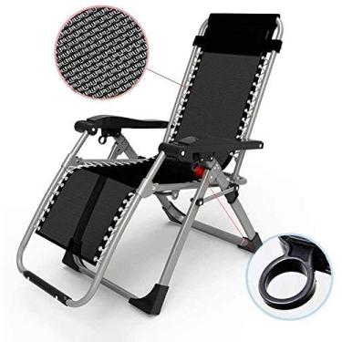 Imagem de Espreguiçadeiras de jardim, cadeiras reclináveis de pátio, cama dobrável de gravidade zero para espreguiçadeiras, adequadas para varanda, jardim, varanda, gramado, cadeira de acampamento, portátil
