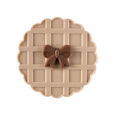 Imagem de Espelho de bolso - Espelho de viagem portátil com padrão de waffle - Ferramenta de maquiagem para pentear o cabelo, verificações de aparência, atividades ao ar livre, viagens, compras, selfie