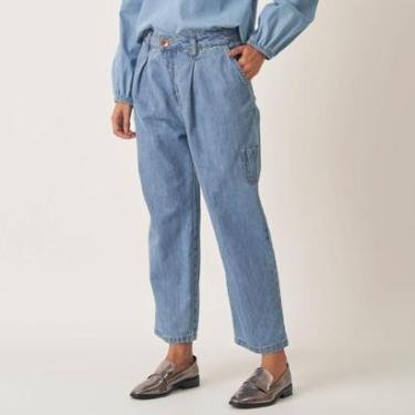 Imagem de Calça Jeans Cenoura Relaxed Gancho Alongado-Feminino