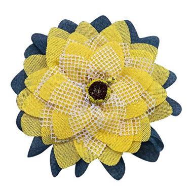 Imagem de Guirlanda artificial de simulação de folhas e girassol, guirlanda artificial, guirlanda de glicínia de casamento, flores artificiais, glicínias, flores artificiais