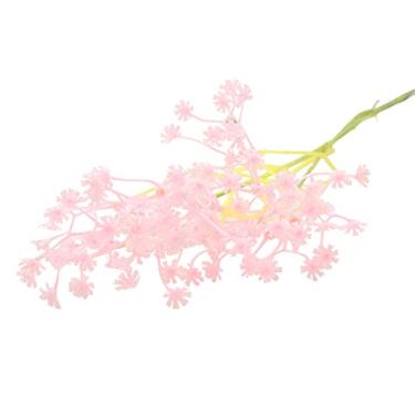 Imagem de Yalych Buquês de flores artificiais Gypsophila 1 peça de flores para festa de casamento DIY grinalda arranjo floral decoração de casa branco e dourado decoração de outono flores artificiais (cor