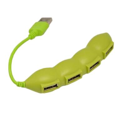 Imagem de Mini Pea Hub USB 2.0 de 4 canais, velocidade de transferência de até 480 Mbps, Plug and Play, sem necessidade de driver