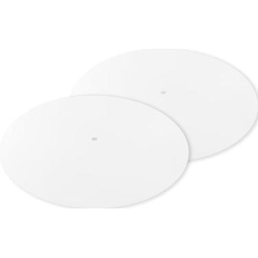 Imagem de GO&SO Difusor de abajur de 267 mm, difusor de abajur de acrílico branco fosco (2 peças) - Serve para aberturas de 29 a 35,5 cm, persianas redondas para luzes pendentes e luminárias de mesa, iluminação