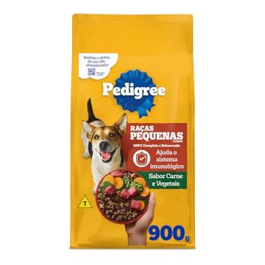 Imagem de PEDIGREE Ração Carne e Vegetais Cães Adultos Raças Pequenas e Minis 900 g
