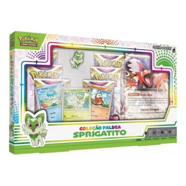 Imagem de Box Pokémon Coleção Paldea Sprigatito - Copag