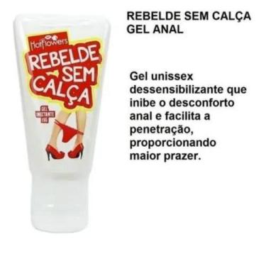 Imagem de Gel Rebelde Sem Calça Dessensibilizante Lubrificante 15ml - shoptem7