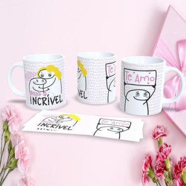 Imagem de Caneca Personalizada Dia das Mães Flork 325ml Porcelana Presente Criat