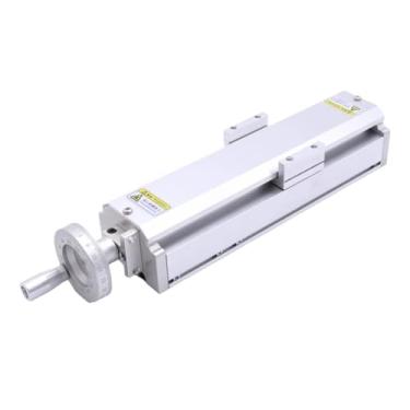 Imagem de Parafuso de esfera de eixo duplo de precisão guia de atuador de movimento linear bancada de trabalho haste lisa módulo totalmente fechado à prova de poeira (curso de 800 mm)