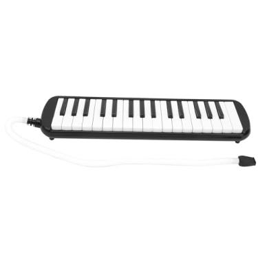 Imagem de Zerodis Melodica, Melodicas Piano Keyboard Soprano Pianica Com um Bocal Curto e Bolsa de Transporte para Iniciantes Treinamento Musical Presente para Adultos, 32 Key Instrument Air (Preto)